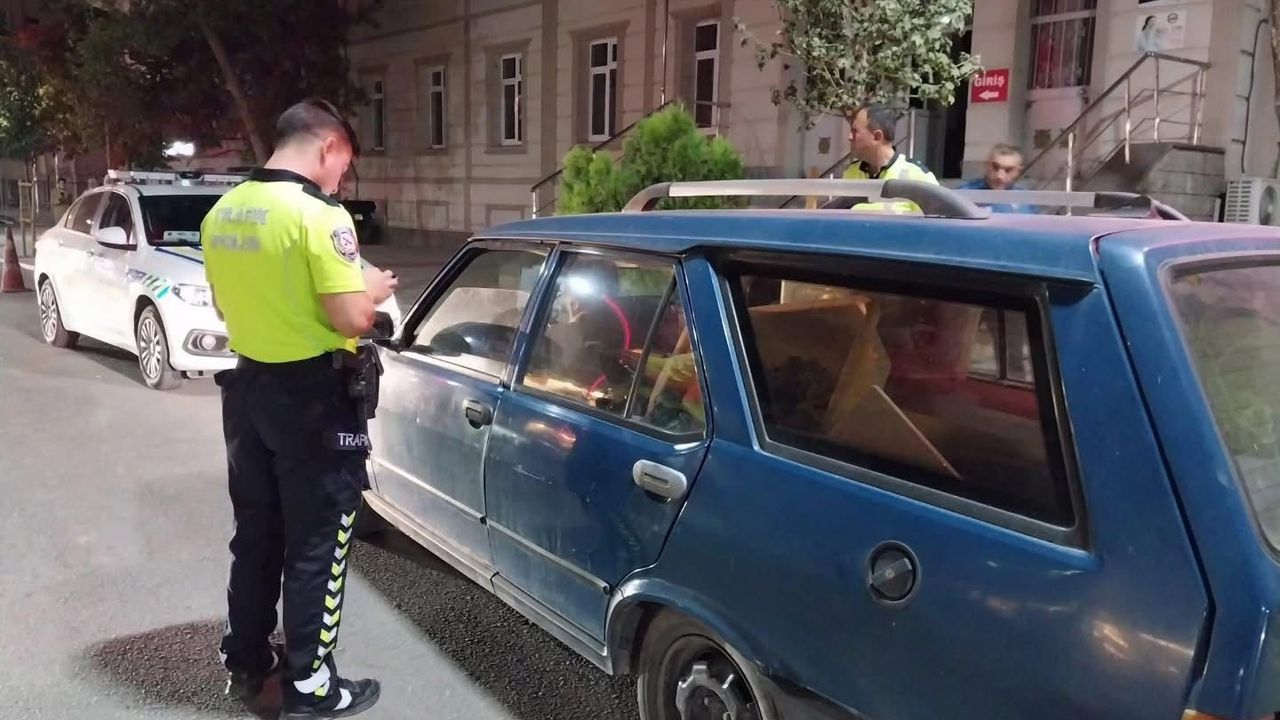 Sungurlu'da trafik denetimi