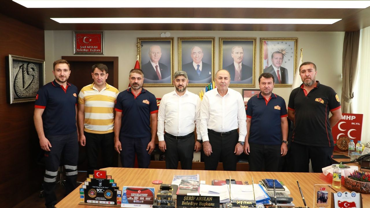 Arslan’dan kahraman  itfaiyecilere teşekkür