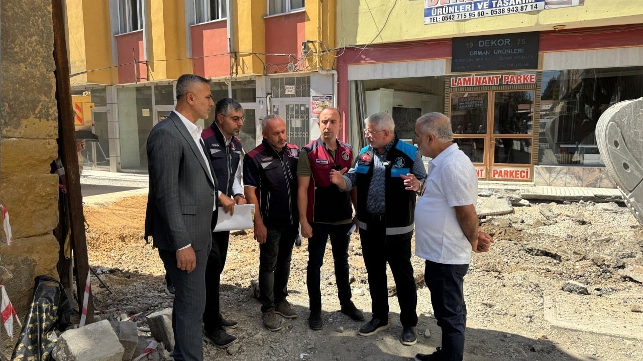 Dr. Pertevbey Sokaklar baştan aşağı yenileniyor