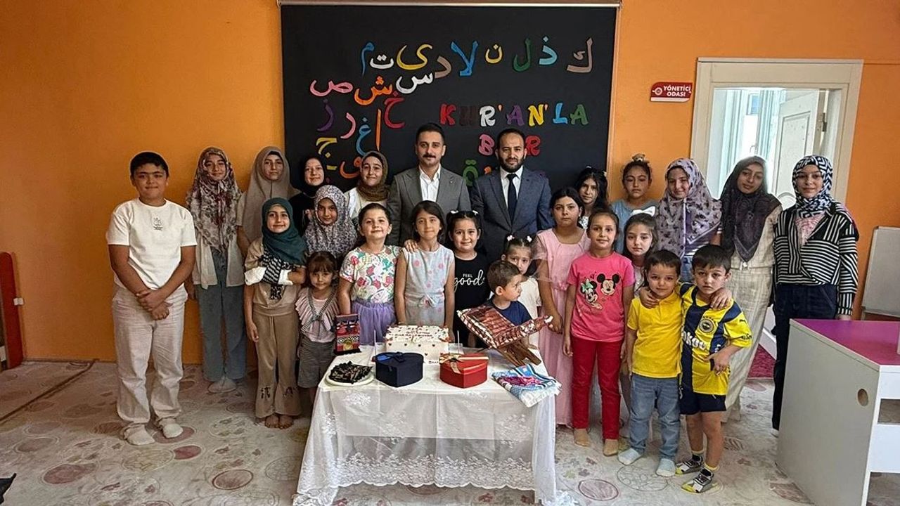 Ortaköy’de Kur’an’a geçiş töreni