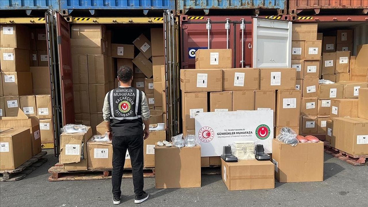 Gümrüklerde 7 ayda 41,7 milyar  liralık kaçakçılık engellendi