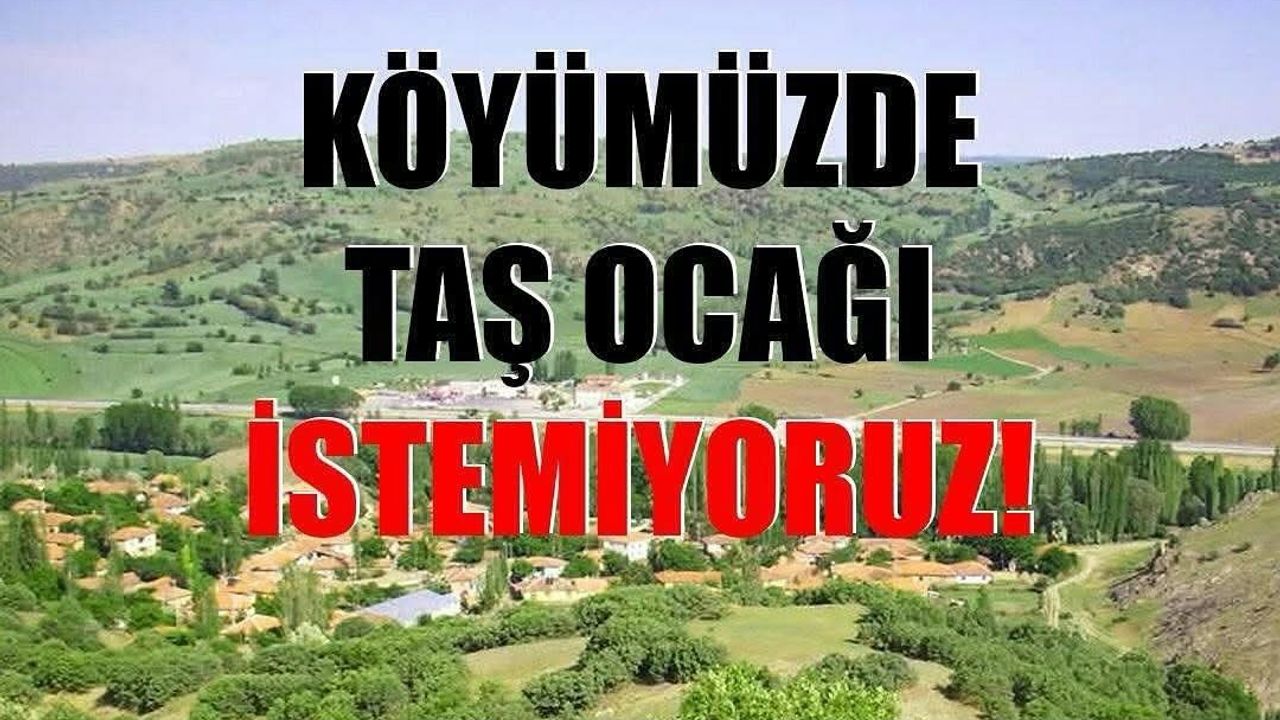 Çorum'un bu 3 köyünde eylem var!