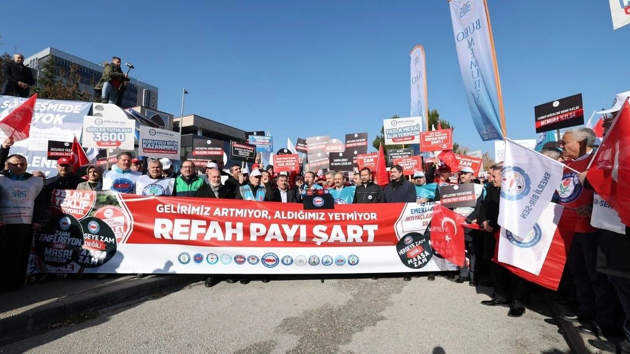 Hükümetin zam teklifini kabul etmediler! Çorum'da memurlar sokağa çıkıyor