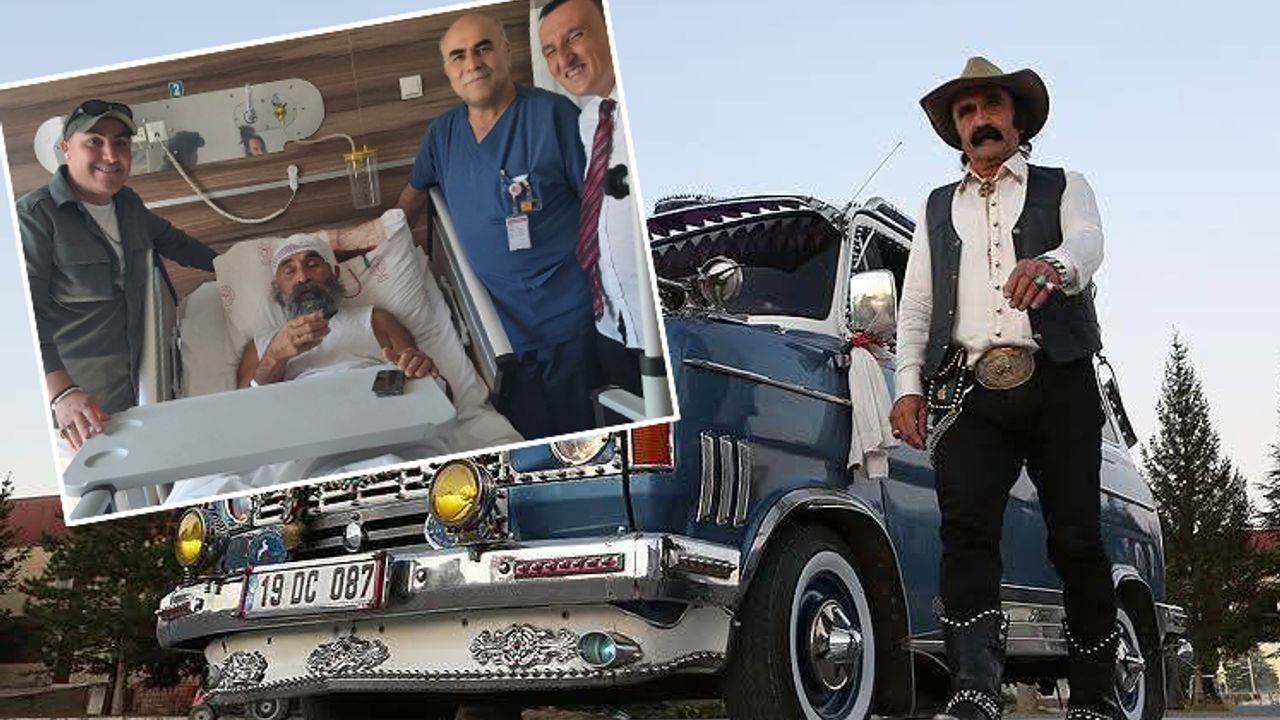 Çorumlu Kovboy Sefer  Karataş tedavi görüyor