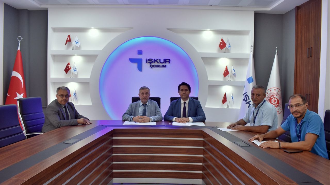 Protokol imzalandı! Çorum'da 460 personel alınacak