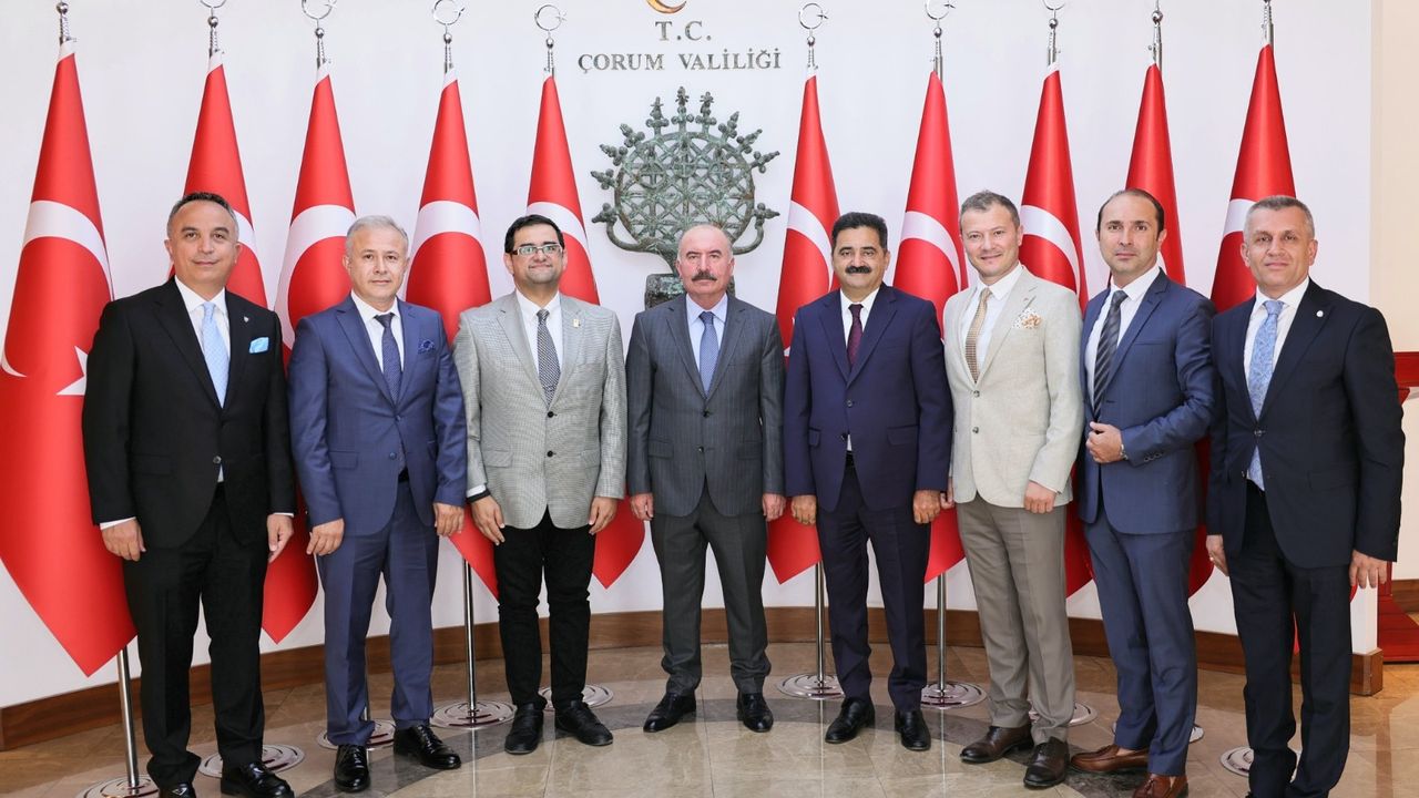 Vali Ali Çalgan, iş insanları ile buluştu