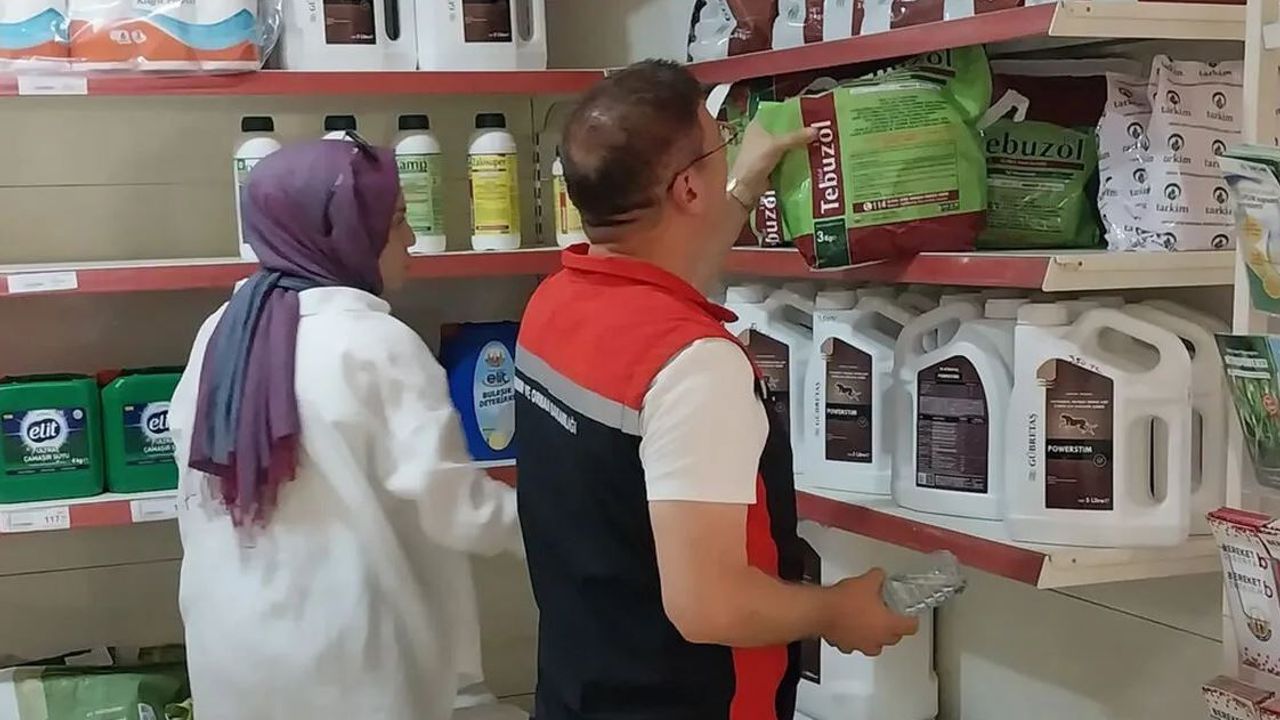 Zirai ilaç bayilerine denetim