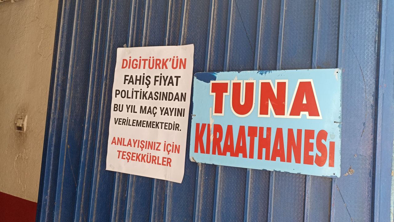 Çorum'da Digitürk fiyat isyanı! Kıraathane ve restoranlardan protesto