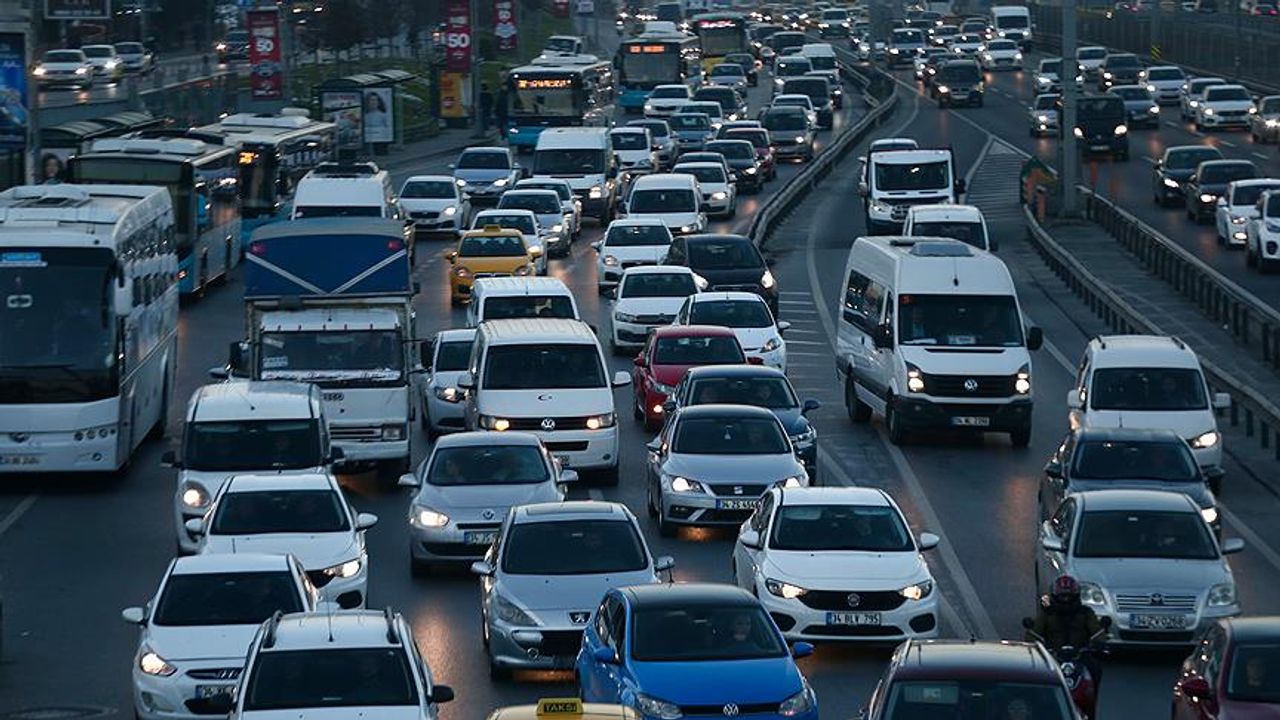 Çorum'da trafiğe kayıtlı 219.790 araç var
