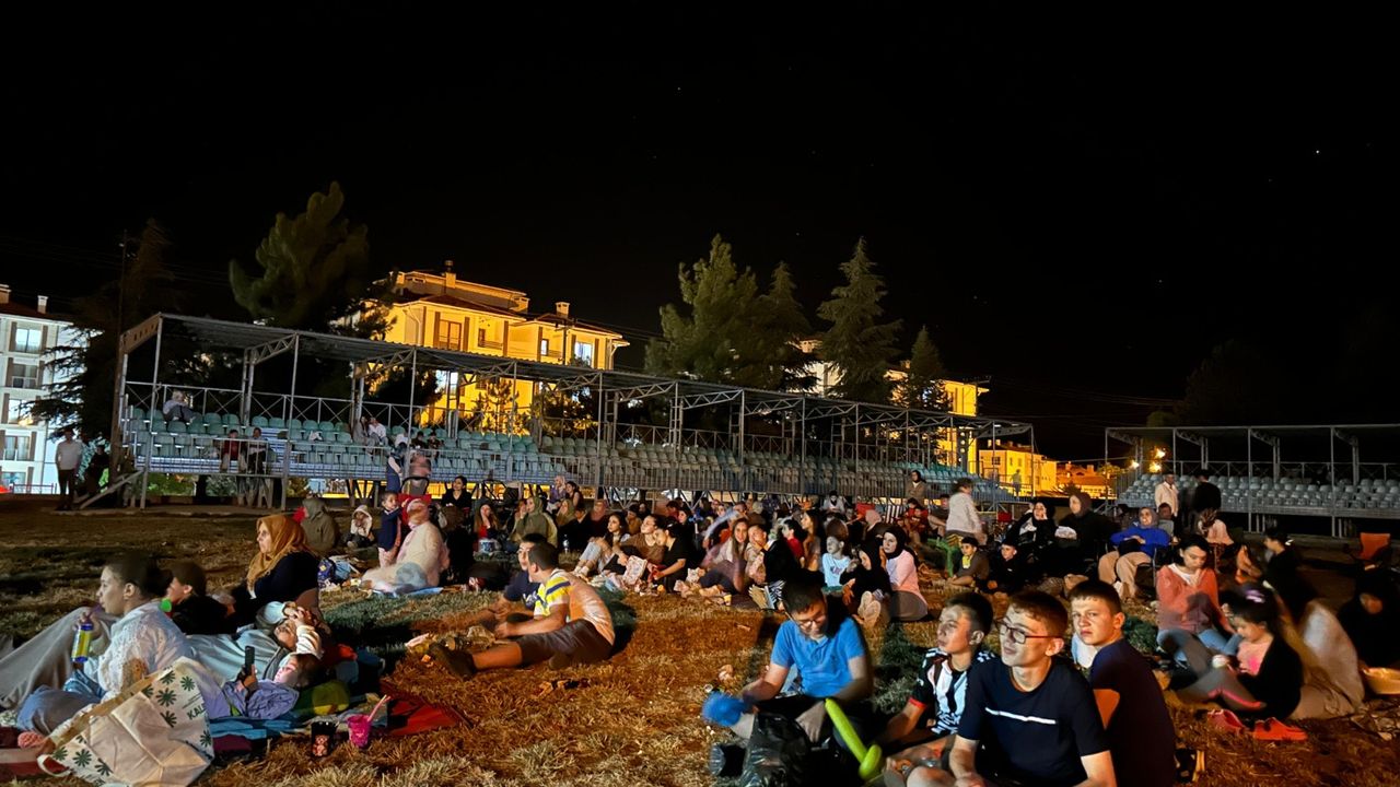 Açık havada sinema keyfi