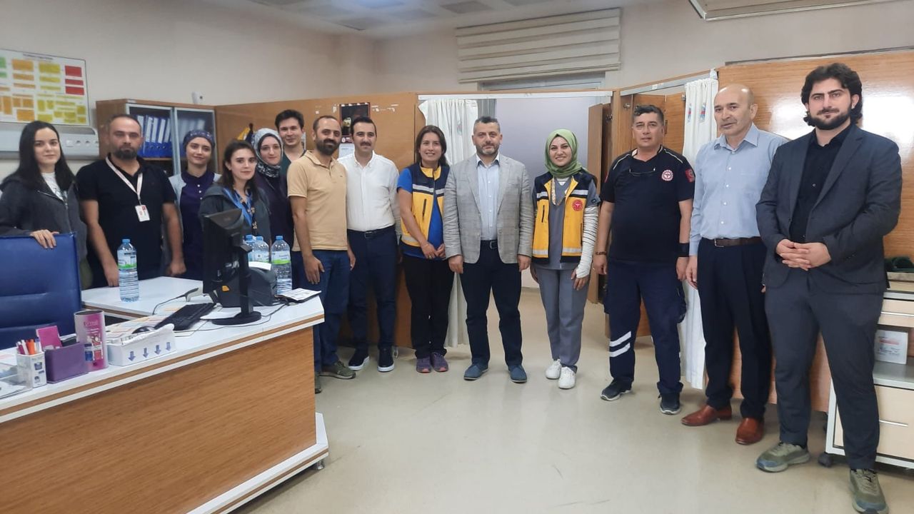 Alaca’da sağlık hizmetleri yerinde incelendi