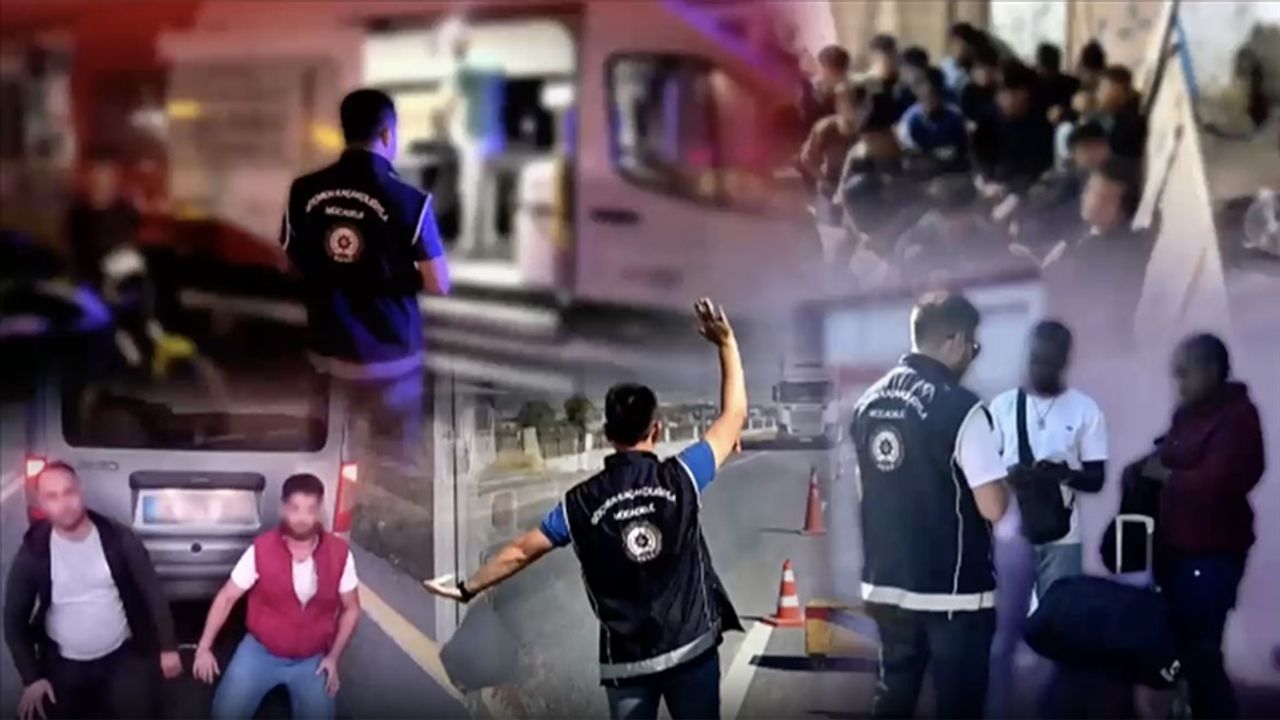 Ülke genelindeki denetimlerde 52 göçmen  kaçakçısı ile 666 düzensiz göçmen yakalandı