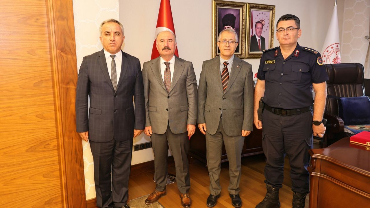 Jandarma Asayiş Vakfı’ndan  Vali Çalgan’a ziyaret