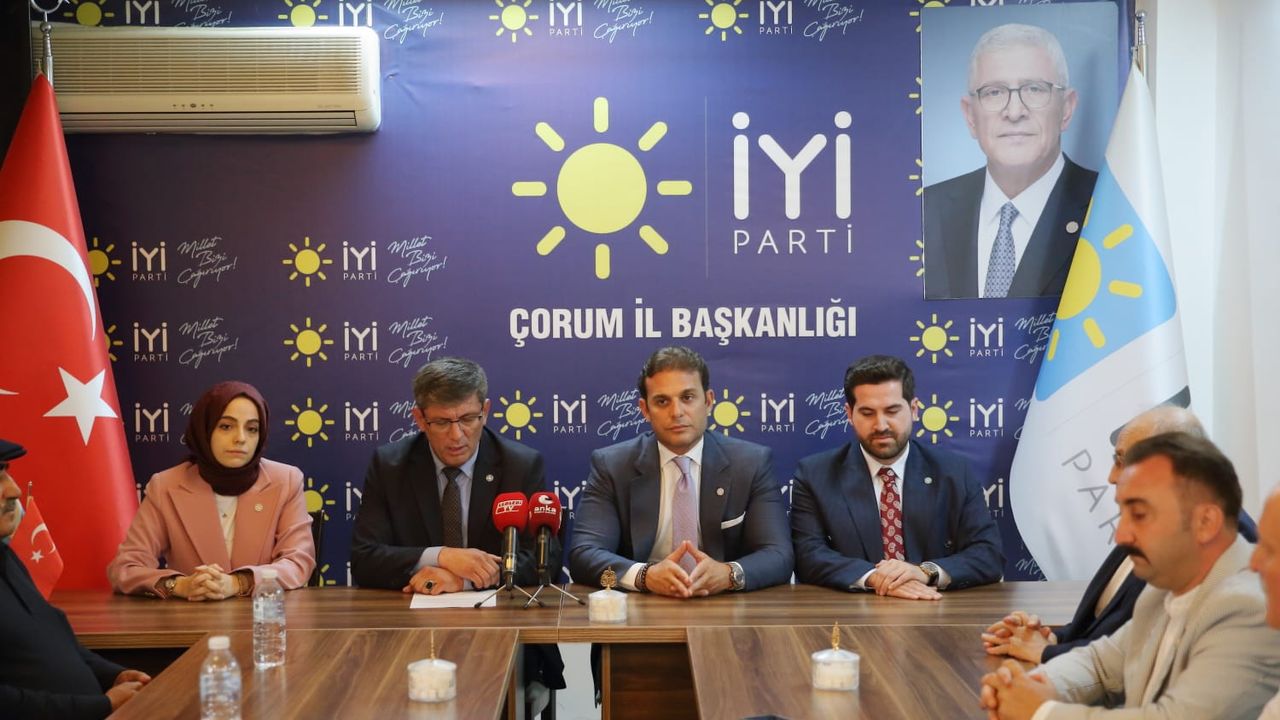 İYİ Parti Genel Başkan Yardımcısı Mehmet Aslan’dan Çorum’da sert mesaj