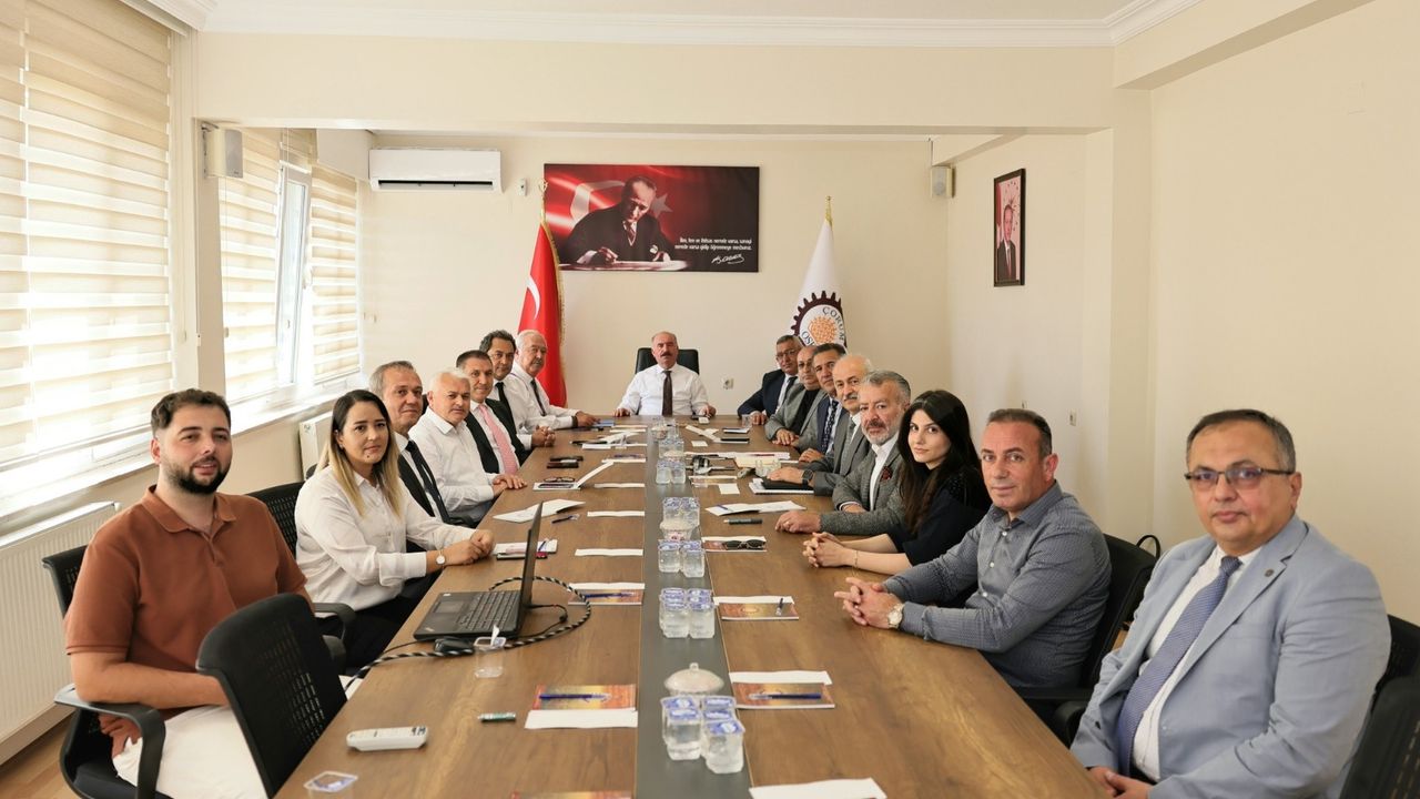 Çorum OSB’de mesleki eğitim ve işbirliği odaklı toplantı