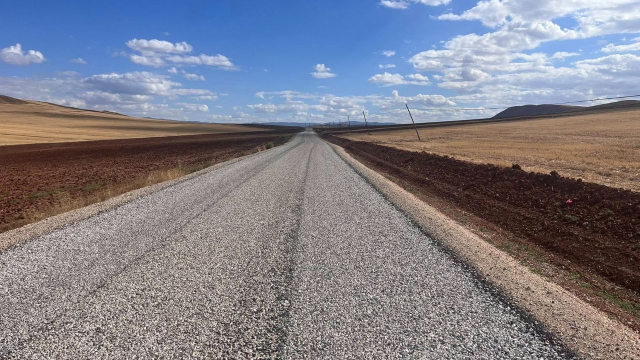 İnegazili köyünün  yolu asfaltlandı