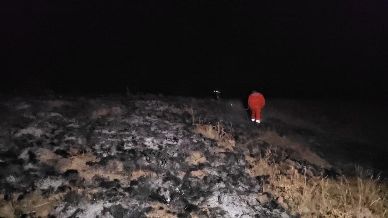 Çorum’da arazide çıkan yangın kontrol altına alındı