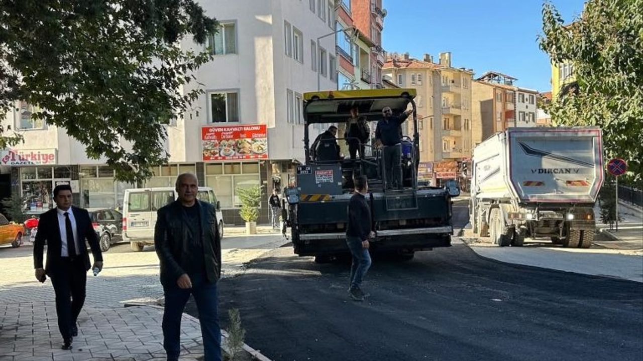 İskilip’te yollar yenileniyor