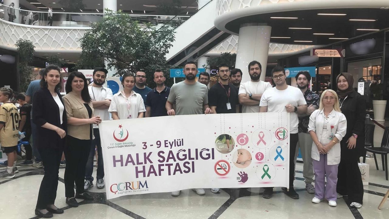Halk Sağlığı Haftası  etkinliklerine yoğun ilgi