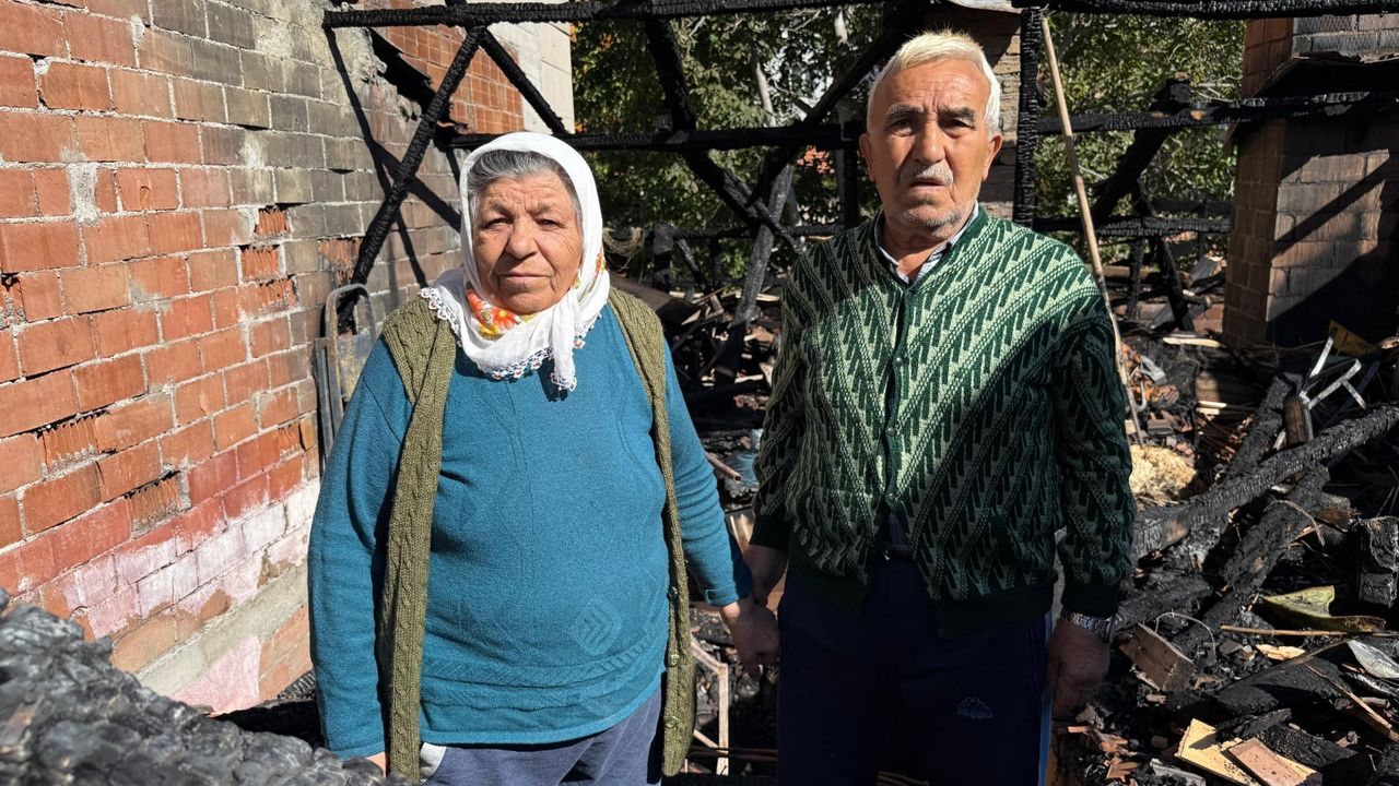 Yangın sonrası evsiz kaldılar!