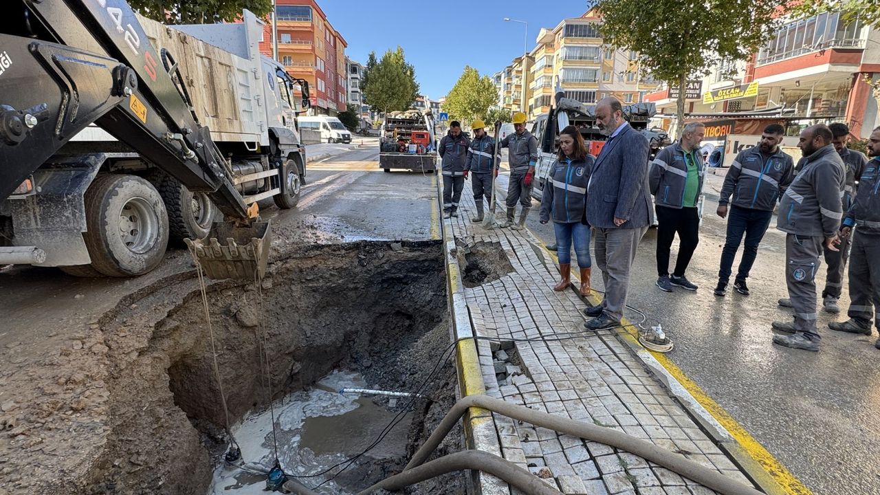 Ana isale hattındaki  arıza anında giderildi
