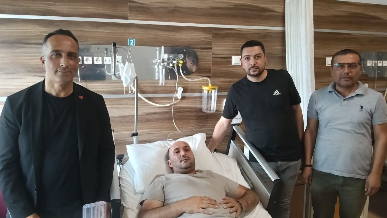 Resul Yiğitoğlu’na  geçmiş olsun ziyareti