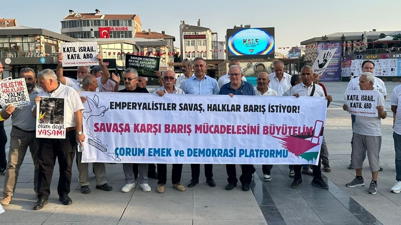 “Barış için adalet  ve demokrasi şart”