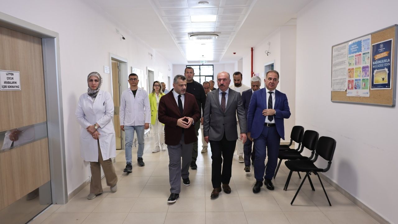 Vali Çalgan’dan sağlık  tesislerine ziyaret