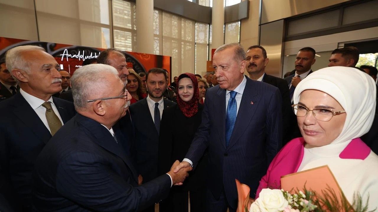 Ahlatcı, Cumhurbaşkanı Erdoğan ile Amerika'da