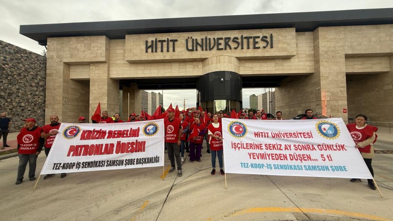 İşçiler omuz omuzaydı: Hitit Üniversitesinde anlaşma sağlandı
