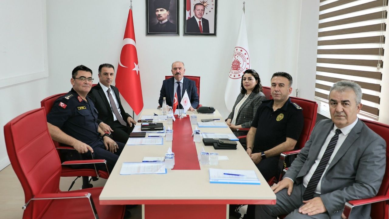 Çorum’un asayiş  sorunları ele alındı
