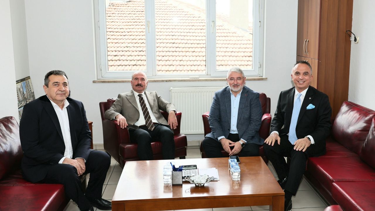 Vali Çalgan ve Başkan Aşgın’dan  Uzay Gayrimenkul’e ziyaret