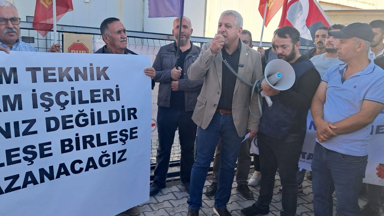 EMEP’den Merzifon’daki  grevci işçilere destek