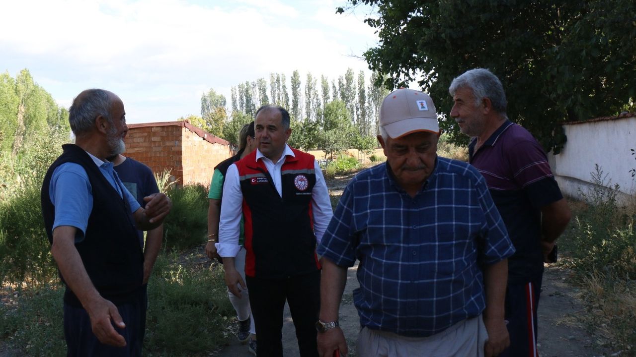 Tarım Müdürü’nden  köy ziyaretleri
