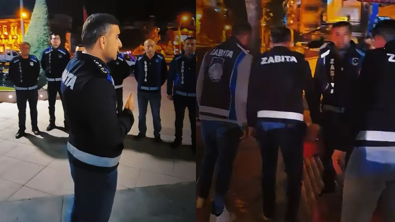 Zabıtalardan gece yarısı operasyonu