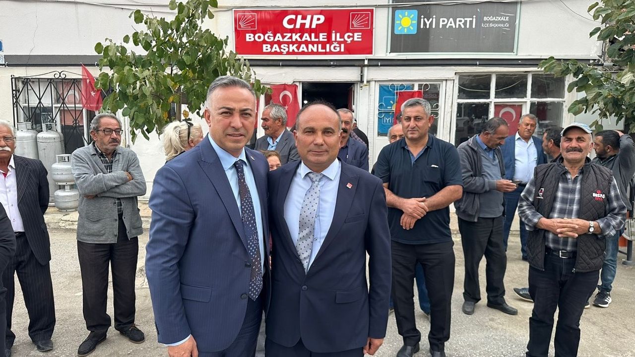 CHP Boğazkale’de görev değişimi