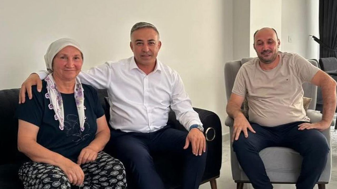 Tahtasız’dan Yiğitoğlu’na  geçmiş olsun ziyareti