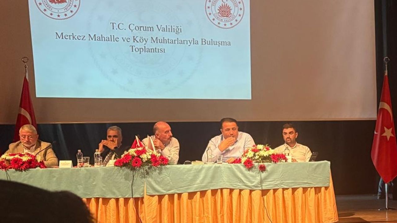 Muhtarlar toplantısında kanser  taramalarının önemi vurgulandı