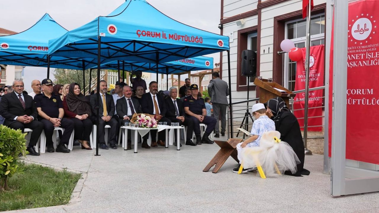 Yeni dönem Kur’an kursları için açılış töreni düzenlendi
