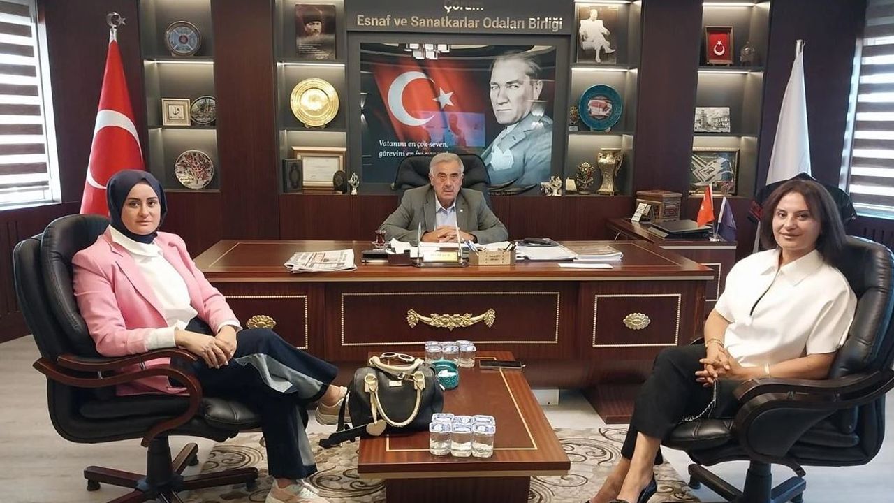 ÇESOB Başkanı Recep Gür, kadın girişimcileri misafir etti