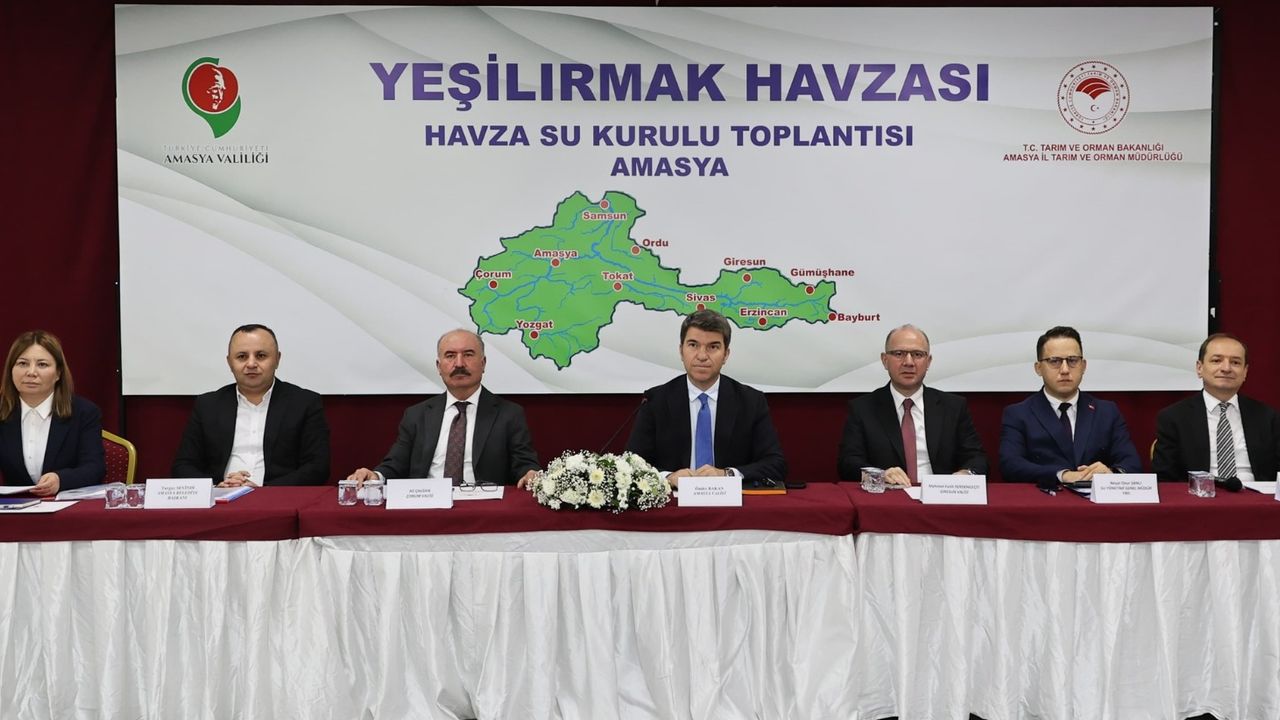 Yeşilırmak Havzası’nda  su ve doğal kaynakların  korunması masaya yatırıldı
