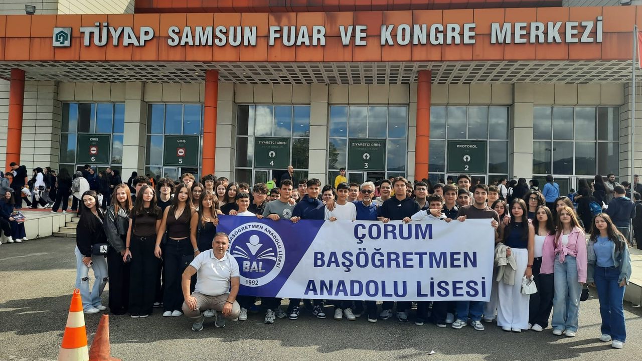 Başöğretmen Anadolu Lisesi’nden  Samsun Kitap Fuarı ve kültür gezisi