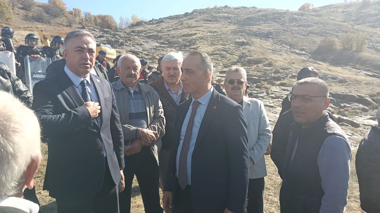 CHP’den köy halkının mücadelesine destek