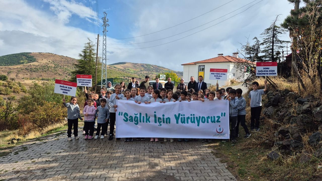 Oğuzlar'da Dünya  Yürüyüş Günü etkinliği