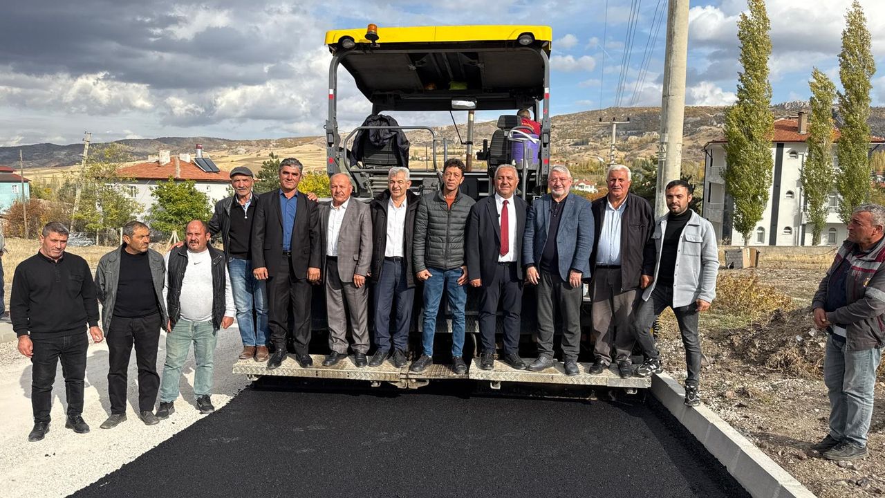 Çorum Belediyesi’nden  Boğazkale’ye asfalt desteği