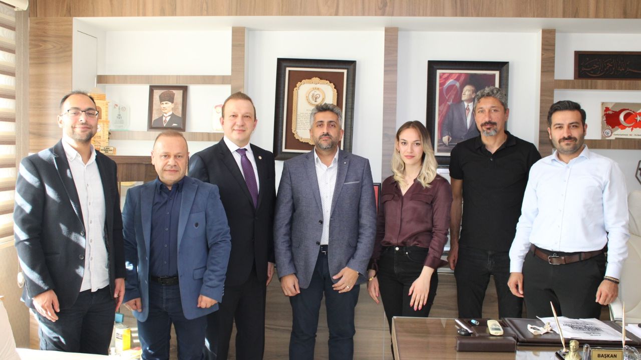 Hastane yönetiminden Eczacı  Odası’na “hayırlı olsun” ziyareti