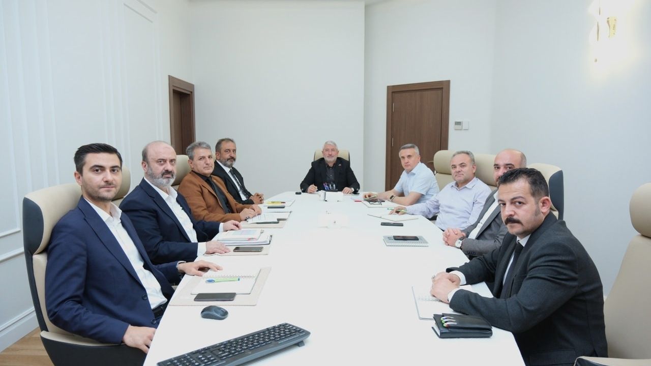 Belediye’de üst düzey toplantı