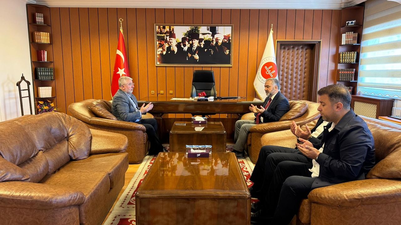 Müftü Yıldırım’a  taziye ziyaretleri