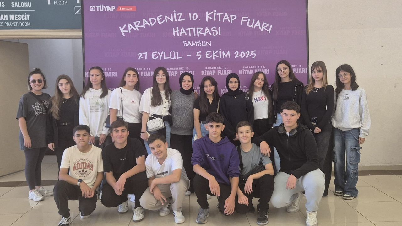 Ömer Derindere Fen Lisesi’nden  Samsun kültür ve kitap yolculuğu