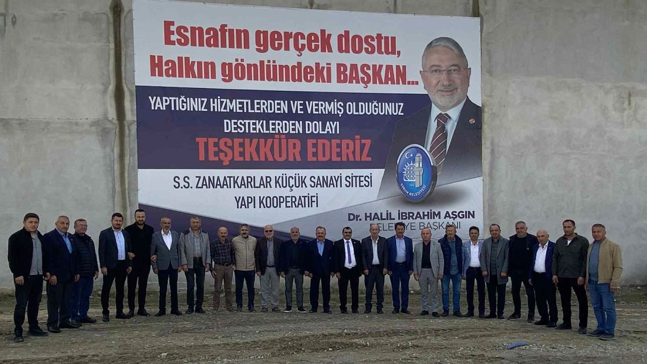 Esnaftan Başkan Aşgın'a teşekkür
